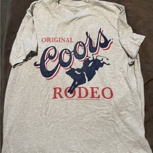 Abercrombie & Fitch Coors Rodeo Gray Graphic Tee